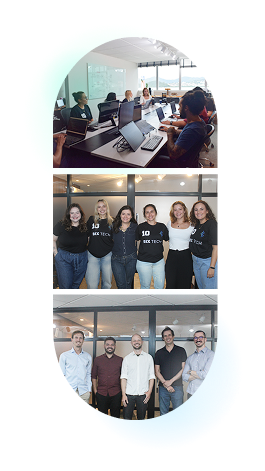 Time BIX trabalhando